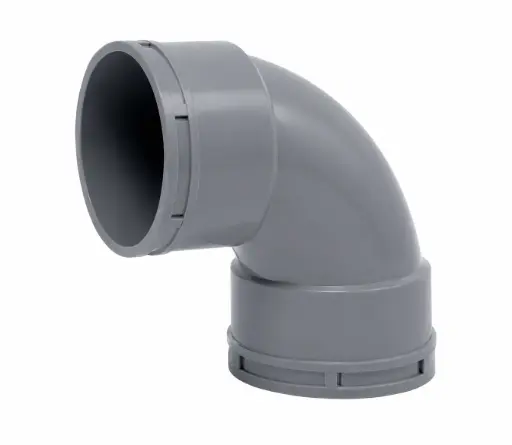 Отвод ПВХ Atlas 90° 3" (90 mm)