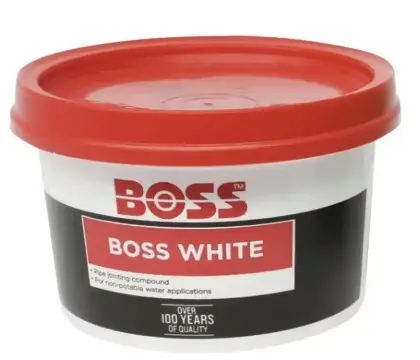 BOSS White Pipe Joining Compound, 400g