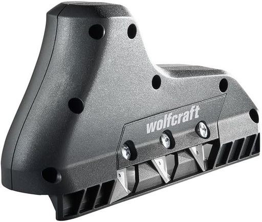 Рубанный станок с тремя лезвиями Wolfcraft, черный