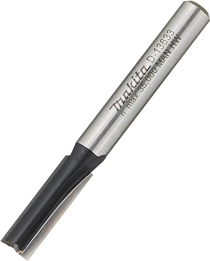[D-13633] Makita Pt Acc Straight Bit, 6 mm Shank Diameter
