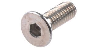 RS PRO Stainless Steel Hex Socket CSK Screw M6 × 10 mm / Винт потайной под шестигранник RS PRO, нерж. сталь M6 × 10 мм