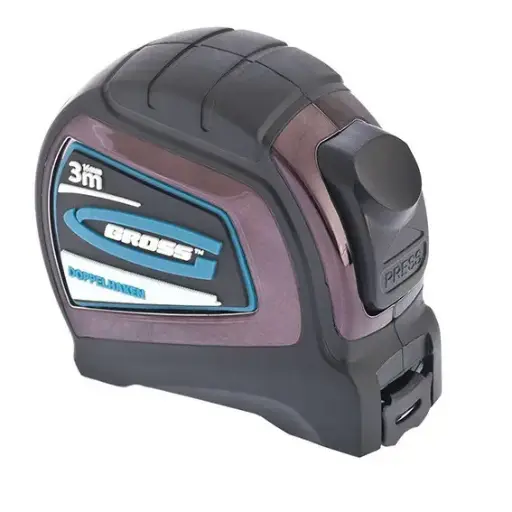 [31122] 3m x 16mm Measuring Tape, 2-side scale, one-sided end hook// Gross 31122