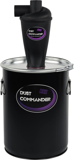 [DUST COMMANDER] DUST COMMANDER S30 Steel Cyclone Separator Filter for Vacuum Cleaner, 30L