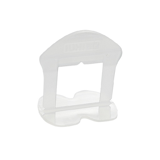 BIHUI Tile Leveling Clips, 1 mm, Grey, Pack of 100