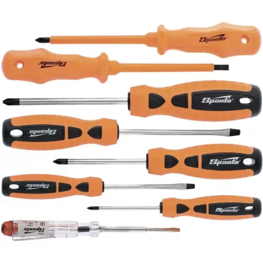 [135435] Sparta Screwdriver Set, 8 pcs / Набор отвёрток Спарта, 8 шт.