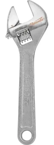 [155205] Sparta Adjustable Chrome Plated Wrench, 150 mm / Разводной хромированный ключ Спарта, 150 мм