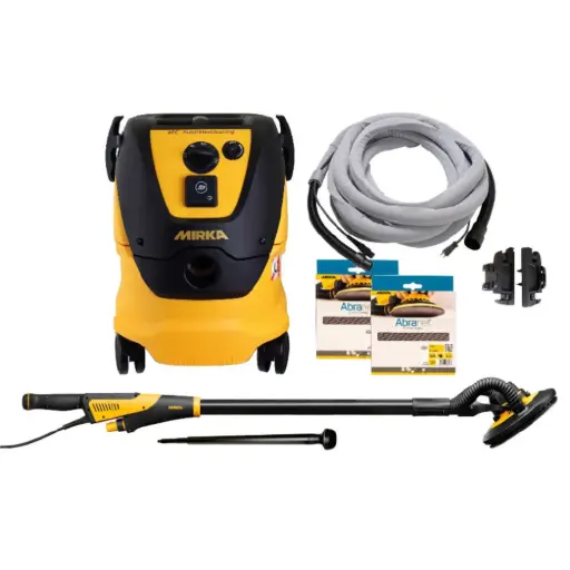 Mirka LEROS Wall Sander & Dust Extractor Kit