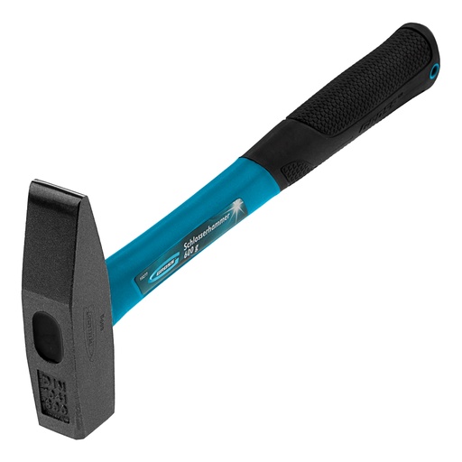 [10277] Machinist's hammer, 600 g, the square peen, fiberglass handle with rubber shaft// Gross 10277