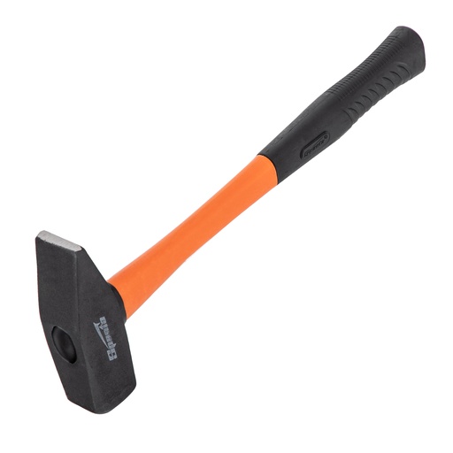 [10381] Machinist's hammer, fiberglass handle with rubber shaft, 1500G// Sparta
