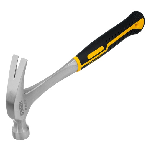 [10423] Claw hammer 450 g, all-metal, two-component handle // Denzel 10423