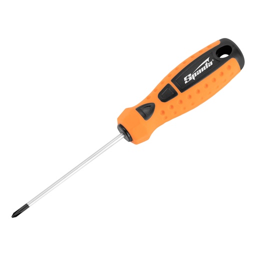 [11773] Screwdriver "Point", PH0х80 мм, CS, 2c handle// Sparta 11773