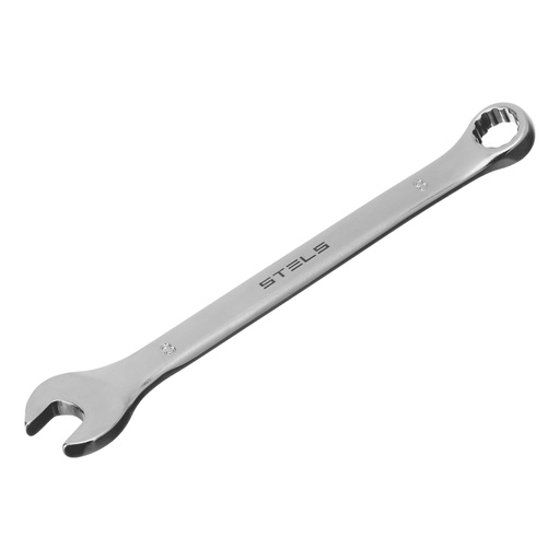 [15204] Combination spanner, 8 mm, CrV, satin chrome// Stels