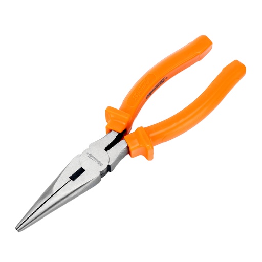 [17163] 200mm Long nose pliers with plastic handles, polished Classic line// Sparta