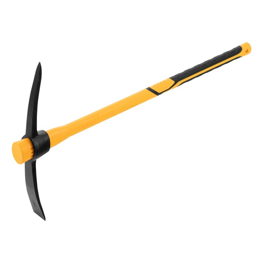 [21835] Pick mattock, 2000g, narrow, 900mm TPR Fiberglass handle// Denzel 21835