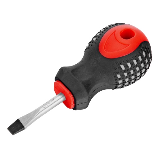[114029] Fusion screwdriver, SL5,0 х 38 mm, CrV, three-component handle "anti slip"// MTX 114029