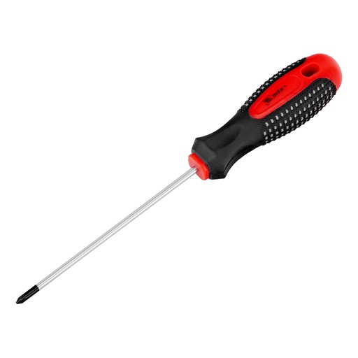 [114359] Fusion screwdriver, PH0 х 100 мм, CrV, three-component handle "anti slip"// MTX