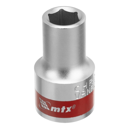 [131109] Hex drive socket 10mm , CrV, 1/2", chrome plated// MTX