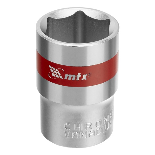 [131199] Hex drive socket 19mm , CrV, 1/2", chrome plated// MTX