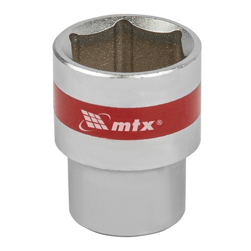 [131229] Hex drive socket 22mm , CrV, 1/2", chrome plated// MTX