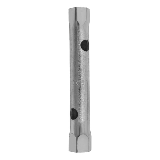 [137189] Tubular box spanner 17х19 mm, white zink// MTX