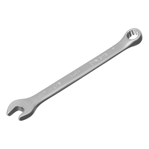 [151039] Combination spanner, 7 mm, CrV, satin chrome// MTX 151039