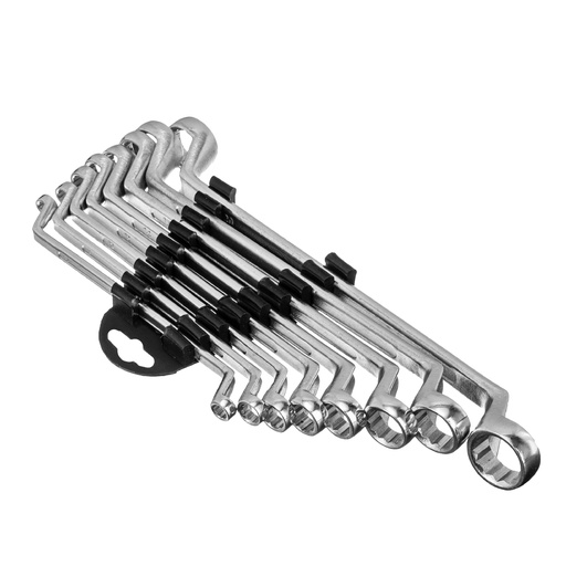 [153755] 8 pcs, Ring spanner kit, 6-22 mm, chromized// Sparta