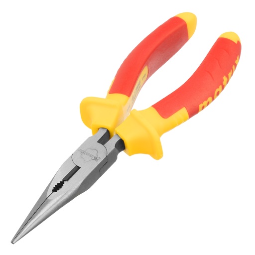 [171019] VDE Long Nose Pliers 160mm, two-component handles// MTX