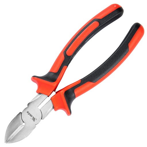 [175229] Side-cutting pliers, 180 mm, two-component handles, NICKEL line// MTX
