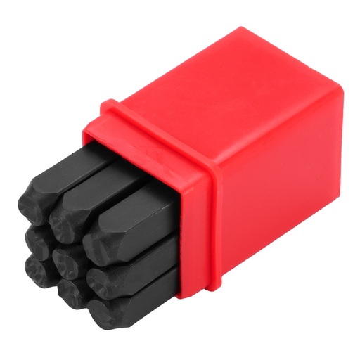 [188467] Metal striking stamping set, with numbers 0-9, 6 mm size //MTX 188467