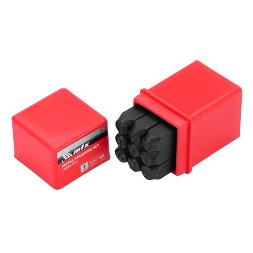 [188477] Metal striking stamping set, with numbers 0-9, 8 mm size //MTX 188477