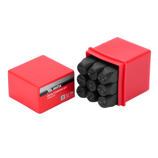 [188497] Metal striking stamping set, with numbers 0-9, 12 mm size //MTX 188497