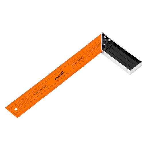 [323445] Square-ruler, metallic, 300 mm// Sparta 323445
