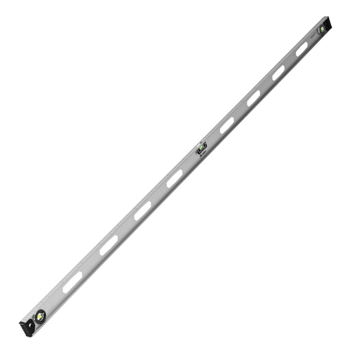 [340419] Aluminium spirit level "Rail", 2000 mm, 2 vials + 1 rotary// MTX