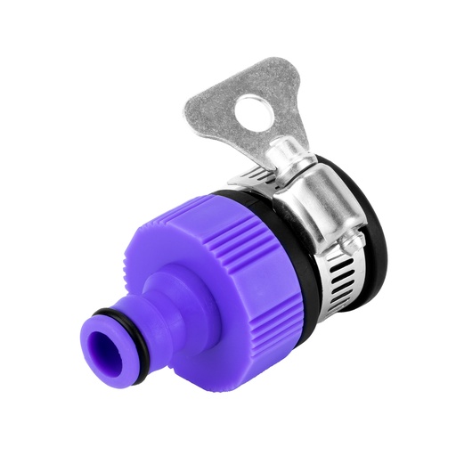 [657608] Plastic hose adapter 3/4", clamp// PALISAD