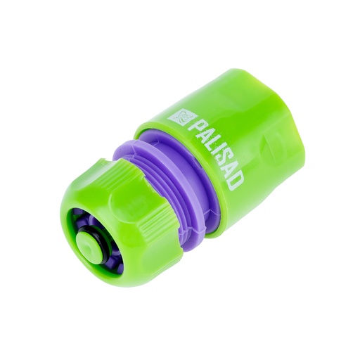 [661408] Plastic hose quick connector 1/2", aquastop// PALISAD