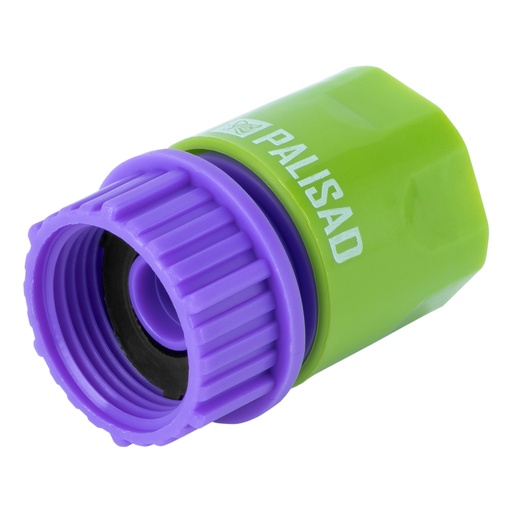 [661558] Plastic hose quick connector, internal thread 3/4"// PALISAD