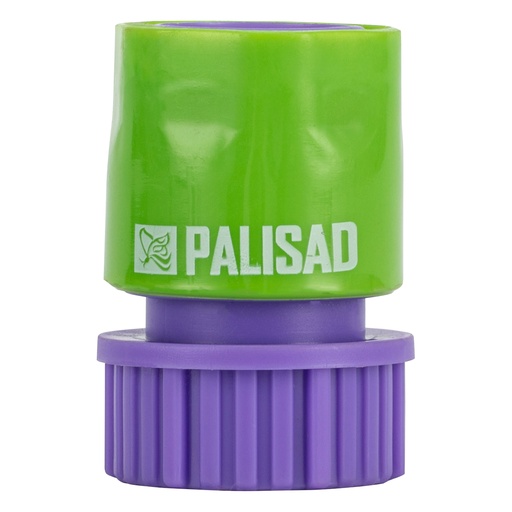 [661708] Plastic hose quick connector, internal thread 3/4", aquastop// PALISAD
