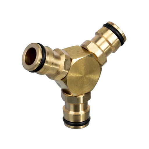 [665688] Brass hose triple connector// PALISAD