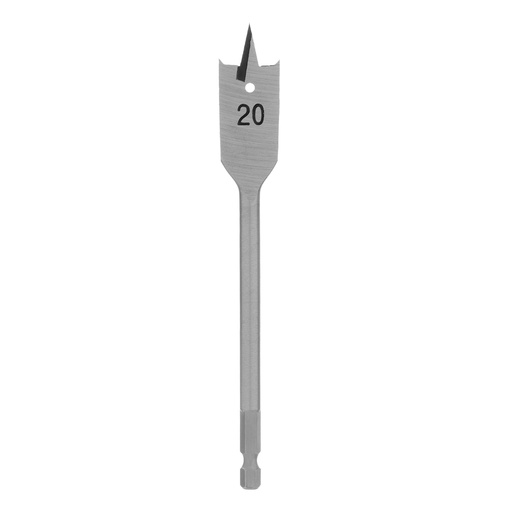 [704129] Flat drill bit 20 mm, hex shank// MTX