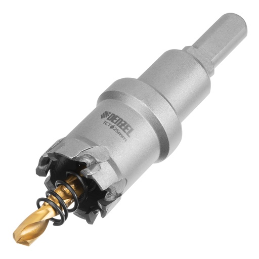 [724005] Carbide hole saw for metal, 25 mm //Denzel 724005