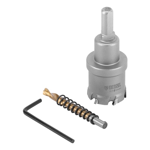 [724010] Carbide hole saw for metal, 32 mm //Denzel 724010