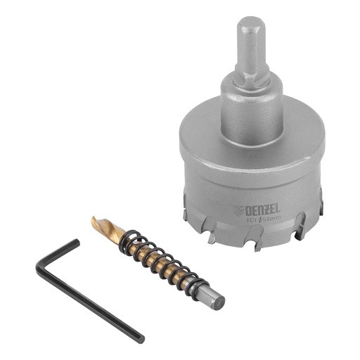 [724016] Carbide hole saw for metal, 51 mm //Denzel 724016