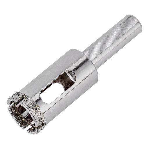 [726189] Electroplated diamond hole saw, 18 х 67 mm triangular shank/