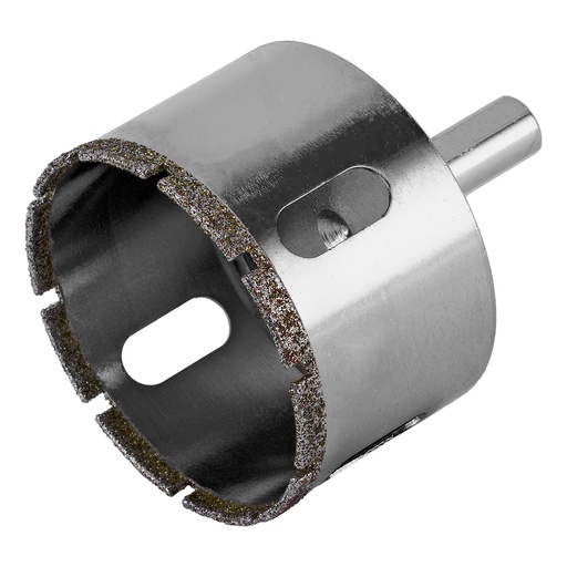 [726559] Electroplated diamond hole saw, 55 х 67 mm triangular shank// MTX