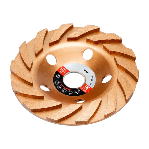 [729889] Diamond cup wheel Turbo-segment 125 mm// MTX