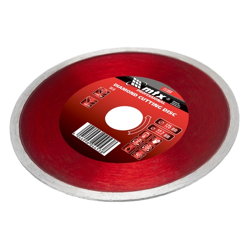 [731859] Continious diamond saw blade 125 х 22,2 mm, wet cut// MTX 731859