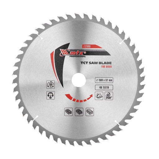 [732699] T,C,T, Saw blade for wood cutting, 300 х 32 mm, 48T// MTX 732699