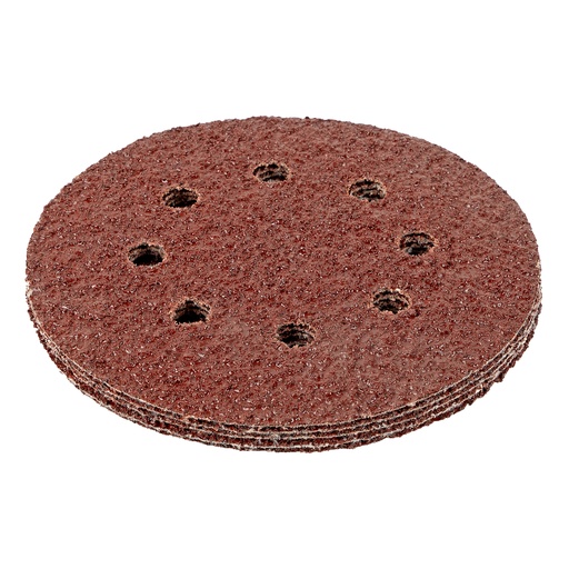 [738009] Velcro abrasive discs, perforated, P 24, 125 mm, 5 pcs// MTX