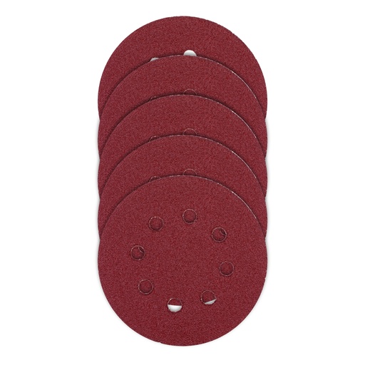 [738029] Velcro abrasive discs, perforated, P 40, 125 mm, 5 pcs// MTX