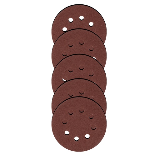 [738069] Velcro abrasive discs, perforated, P 120, 125 mm, 5 pcs// MTX 738069